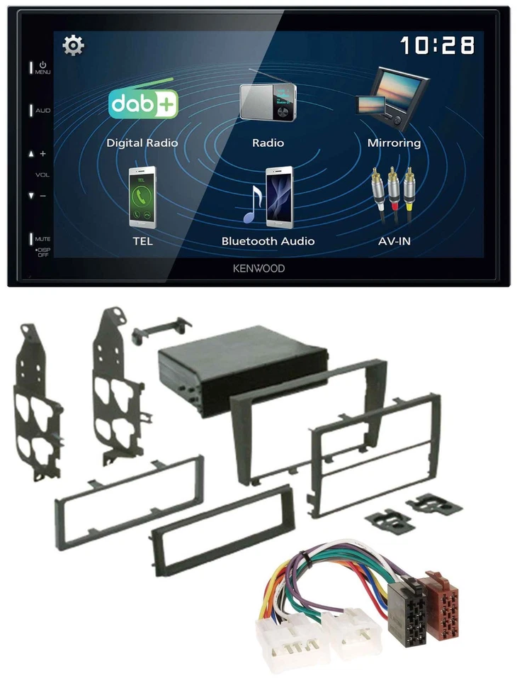 Kenwood 2DIN Bluetooth MP3 USB DAB Autoradio für Lexus IS 300 (2001-2005) - Bild 1 von 4