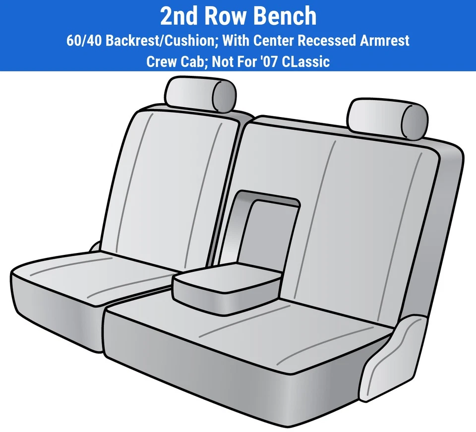 Genuine Neoprene Seat Covers for 2007-2009 GMC Sierra 1500 - Image 1 of 4