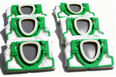 6 Premium Vlies Staubsaugerbeutel geeignet Vorwerk Kobold VK 200 VK200 FP200 RB7 - Bild 1 von 4