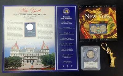 US Minted Quarter Dollar New York Lot - Image 1 of 4