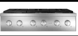 Cafe Professional Series CGU366P2TS1 36"Commercial-Style Gas Rangetop Stainless - Picture 1 of 2