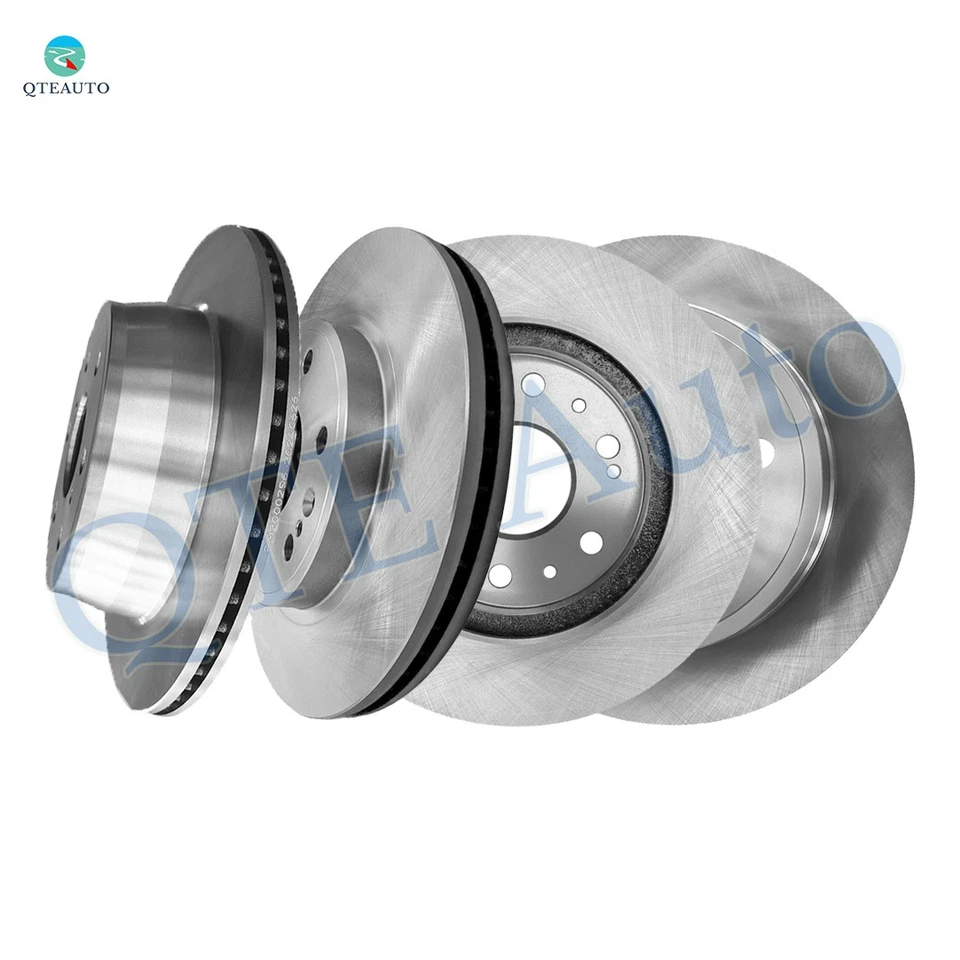 4 piezas rotores de disco de freno delanteros 330 mm-traseros 345 mm para Cadillac Escalade ESV 2015-2020 Foto 1 de 4