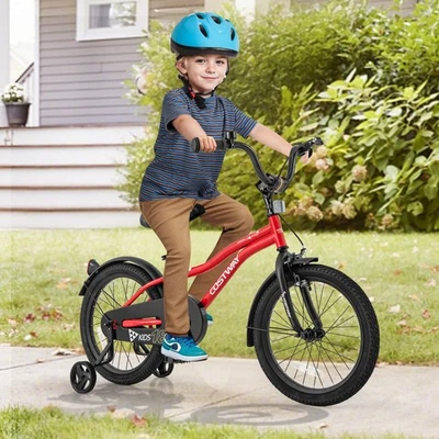 Bicicleta para niños de 4-8 años niños y niñas con asiento ajustable reflectores de freno de mano Foto 1 de 4