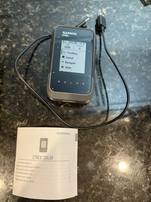 Garmin eTrex Solar Outdoor Handheld GPS for Hiking Navigation 010-02782-00 - Image 1 of 3