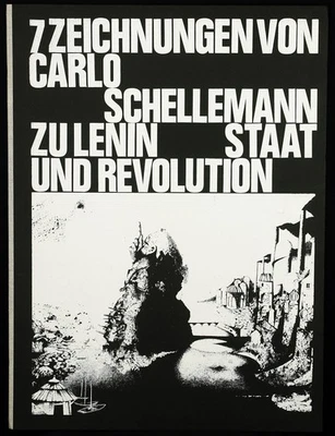 Mappe "Staat und Revolution" 1970. 7x Carlo SCHELLEMANN (1924-2010) handsigniert - Bild 1 von 4