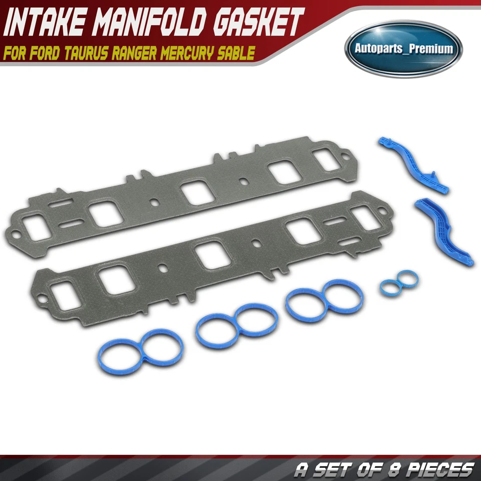 Juego de juntas de colector de admisión de motor para Ford Taurus Ranger Mercury Sable V6 3,0 L Foto 1 de 4