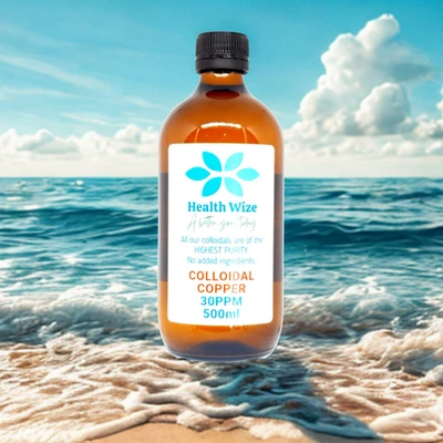 Colloidal Copper 30PPM 500ml 99.99% Pure Mineral Supplement Finest Copper Ions - Image 1 of 4