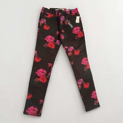 Nuevo con etiquetas Leggins Gap Niños Niñas Super Elásticos Negros Pull-on Jean Floral Rosas Talla 14 Foto 1 de 4