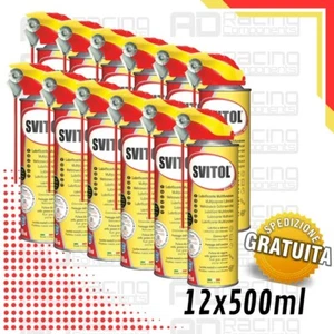 SVITOL olio Lubrificante Spray 12 x 500 ml sciogli ruggine catrame grasso lucido - Imagen 1 de 2