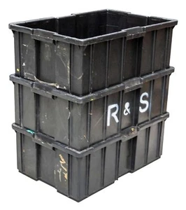 16 Kunststoffbehälter 60x40x22 cm stapelbar Lagerkiste Transportbox Behälter Box - Bild 1 von 11