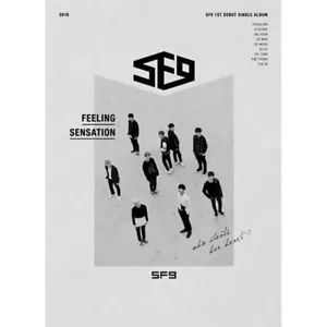SF9 1st Debut Single Album FEELING SENSATION CD+48p Booklet+Post Set+Photocard - Foto 1 di 2
