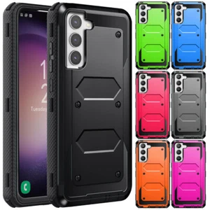 For Samsung Galaxy S23 FE S23 Plus/S23 Ultra Rugged Heavy Duty Phone Case Cover - Picture 1 of 51
