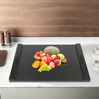 TBVECHI Noodle Board Stove Top Cover + Handles 30''X22'' Extra Thick Laminate Wood Tray
