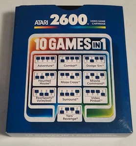 Atari 2600 10 Games in 1 Cartridge Untested - Picture 1 of 5