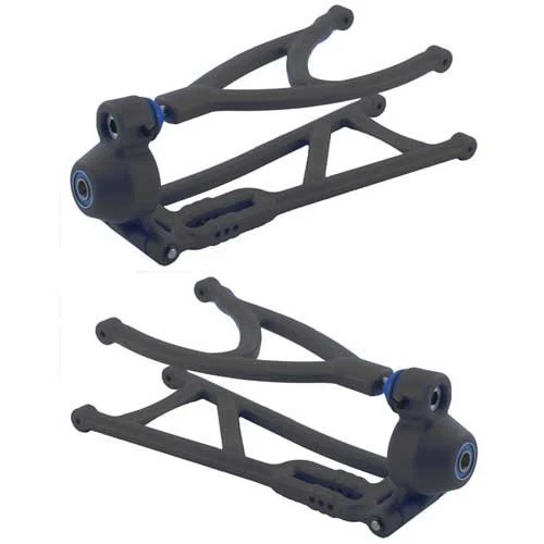 RPM 80562 Traxxas Revo 3.3 & E-Revo True-Track Rear A-Arm Suspension Set Black - Image 1 of 1