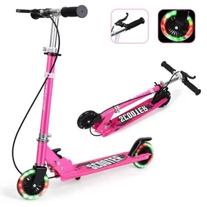 Trottinette Enfant 2 Roues Clignotantes, Réglable, Système de Freinage Double - Imagen 1 de 12