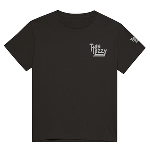 Thin Lizzy Embroidered Heavyweight Unisex Crewneck T-shirt - Picture 1 of 13