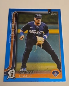 JAVIER BAEZ 2025 Topps Serie 2 Lámina Arco Iris Azul 545 #/150 Tigres de Detroit - Imagen 1 de 7