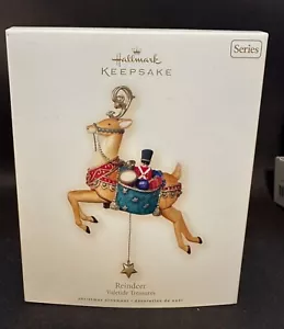 Hallmark Keepsake Ornament Reindeer Yuletide Treasures 2007 QX7277 - Picture 1 of 4