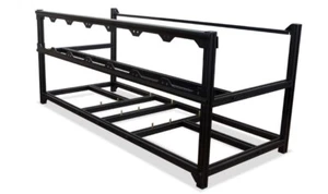 Kingwin Miner Rig Case Aluminum W/6 or 8 GPU Mining Stackable Frame Expert Crypt - Picture 1 of 13