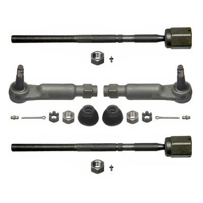 Juego de 4 barras de amarre de dirección delanteras interiores exteriores MOOG para Ford Mustang Thunderbird Foto 1 de 4