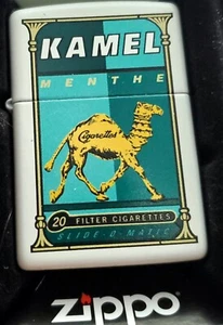 Camel Zippo Prototype Kamel White Menthol CZ 1011A 2018 Lighter 2 Sided ZIPPO - Picture 1 of 7