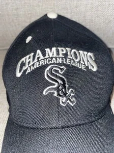 Gorra de béisbol ajustable de los Medias Blancas de Chicago 2005 Serie Mundial Campeones Campos Sombrero - Imagen 1 de 6