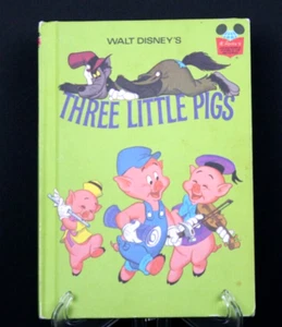 1972 Vintage Walt Disney's Three Little Pigs Collectible Nursery Decor MCM - Picture 1 of 6