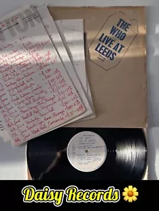 The Who - Live At Leeds. 1st Uk Blue Text Pressing With 11 Inserts. EX/VG - Picture 1 of 20