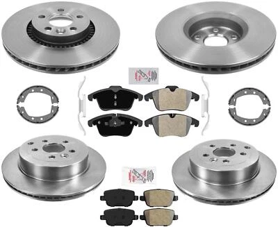 Rotores de freno delanteros recubiertos de 316 mm pastillas metálicas para Land Rover LR2 2008-2015 7 piezas Foto 1 de 4