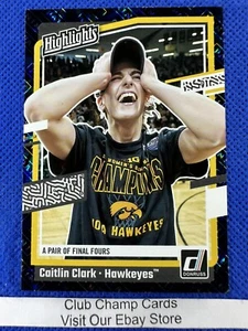 2024 #H8 Collezione Panini-Caitlin Clark mette in evidenza falchi metallizzati Iowa - Foto 1 di 2