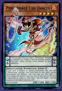 Yugioh! Bailarina de fuego Performage MZTM-EN049 (SR) 1ª edición 3x "Soporte de rendimiento" - Imagen 1 de 1