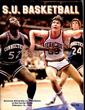 Syracuse Basketball Program Sean Kerins 1984 Providence EX 051417nonjhe