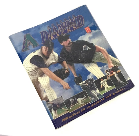 Sealed Arizona Diamondbacks Randy Johnson Curt Schilling 3 Ring Binder Cover
