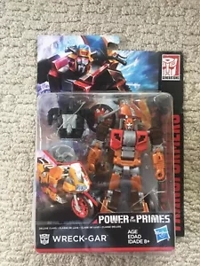 WRECK-GAR Transformer Action Figure POWER OF THE PRIMES Deluxe Class 2017 Hasbro - Picture 1 of 8