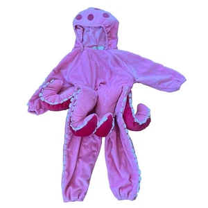 Disfraz de pulpo rosa estilo bebé BabyStyle talla 2 3 2-3T niño pequeño Halloween Purim - Imagen 1 de 4