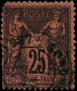 France 1876 stamps definitive USED Mi 74 CV $18.70 171230058 - Imagen 1 de 1