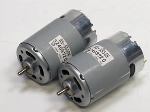 Lot of 2 NEW Mabuchi RS-555SH-75/1850 32403720 Motors - Picture 1 of 6