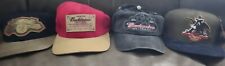 Budweiser Collectors Hats Limited Edition Beer Lot of 4 Anheuser Busch 