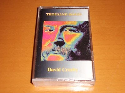 DAVID CROSBY "THOUSAND ROADS" CASSETTE TAPE 1993 NEW & SEALED! PHIL COLLINS  - Image 1 of 2
