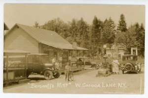 RPPC NY Adirondacks West Caroga Lake Service Gas Station Store Advertising - Picture 1 of 2