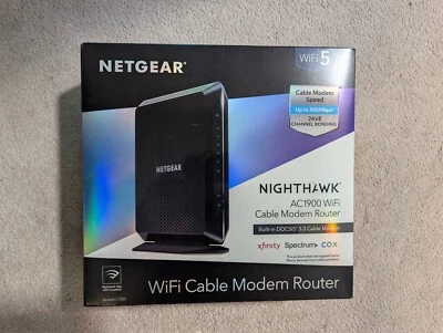 NETGEAR Nighthawk AC1900 4 Wireless-Wi-Fi Cable Modem Router - C7000V2 (Tested) - Image 1 of 4