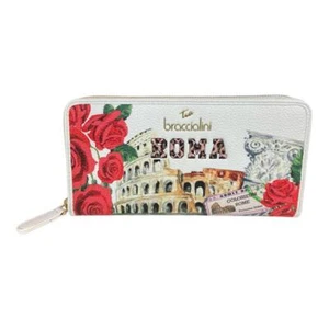 BRACCIALINI PORTAFOGLI DONNA A 2 SCOMPARTI CHIUSO da ZIP 12 CARD ROMA B18167CA - Imagen 1 de 6