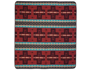 Medallions Fine Woven Bedspread Queen SW Reversible Accent Throw Classic 86"X96" - Picture 1 of 3