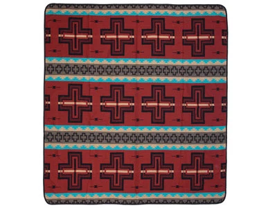 Medallions Fine Woven Bedspread Queen SW Reversible Accent Throw Classic 86"X96" - Image 1 of 3