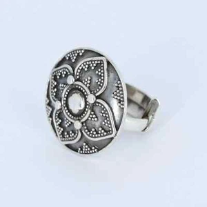 Antiker Indianerschmuck hochwertiger 925 Sterling Tribal Ring Geschenk für Sie - Bild 1 von 4