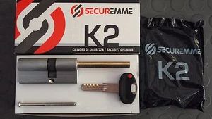 CILINDRO EUROPEO CISA SECUREMME K2 30X35 CON CODOLO PER POMOLO CON 5 CHIAVI - Foto 1 di 2