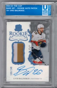 2023-24 The Cup Uvis Balinskis Rookie Patch Auto RC #'ed 109/249 - Picture 1 of 1