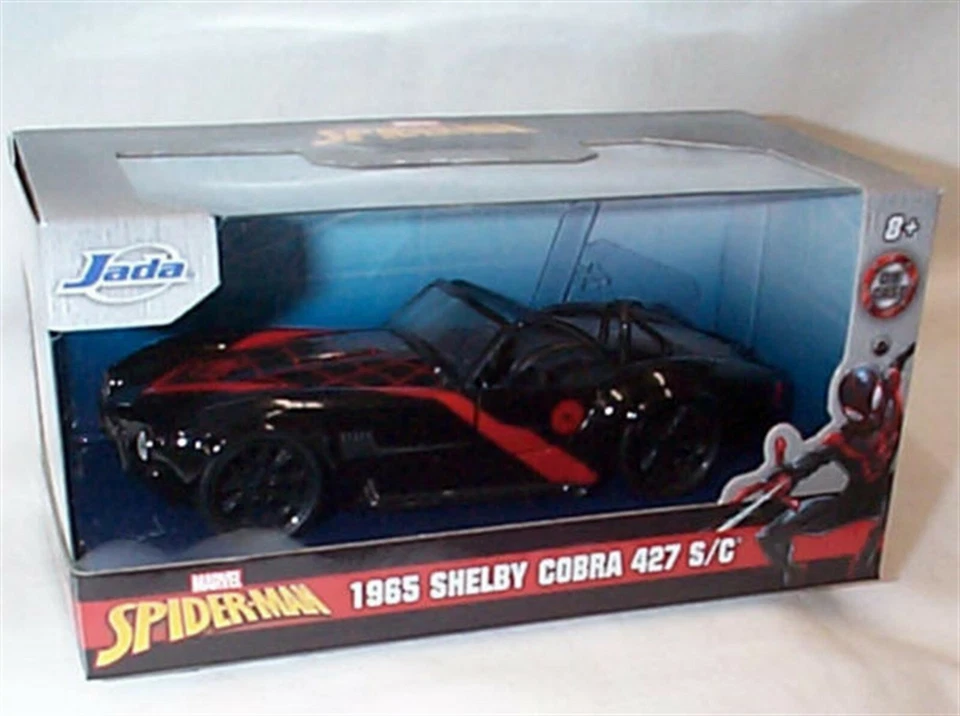 Spiderman 1965 Shelby Cobra 427 S/C 1-32 Diecast model New in Box Jada 31743 - Image 1 of 1