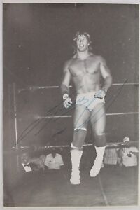 Kerry Von Erich (d.1993) WWF Wrestling Autographed Signed 4x6 Action Photo JSA 